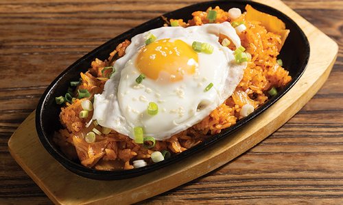 Try the Kimchi Fried Rice from The Press