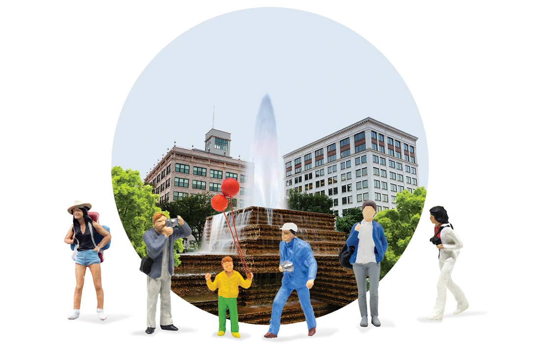 Scavenger hunt in Springfield MO illustration.