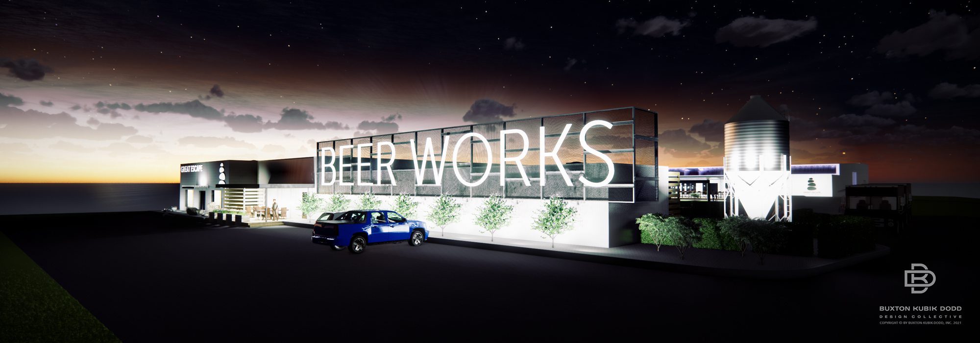 Great Escape Beer Works Render