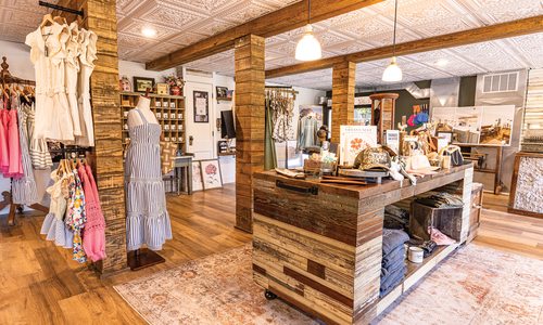 Interior of Galloway Mercantile in Springfield, MO