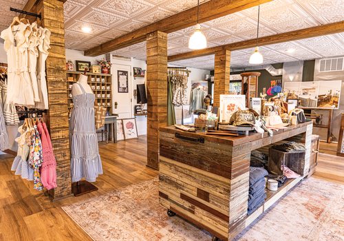 Interior of Galloway Mercantile in Springfield, MO