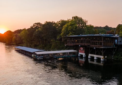 Sunset at Gaston's White River Resort