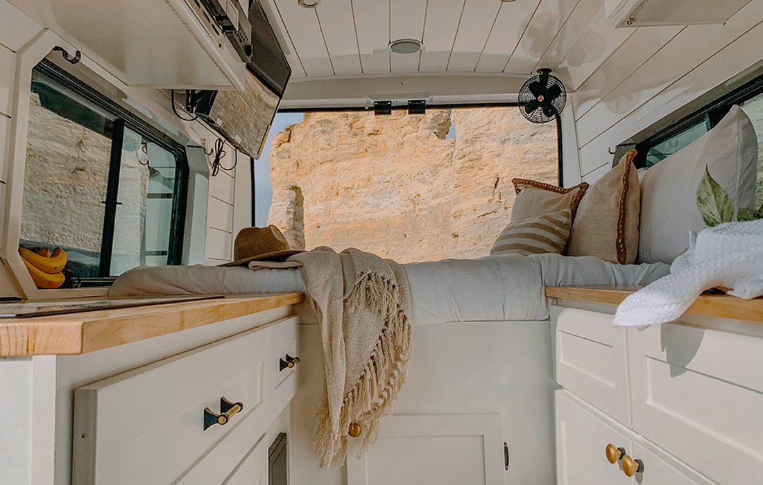 Inside of camper