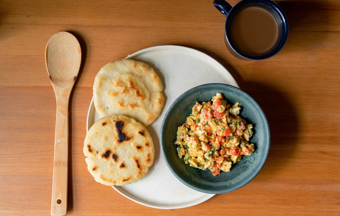 Home made arepas by Danielle Giarratano