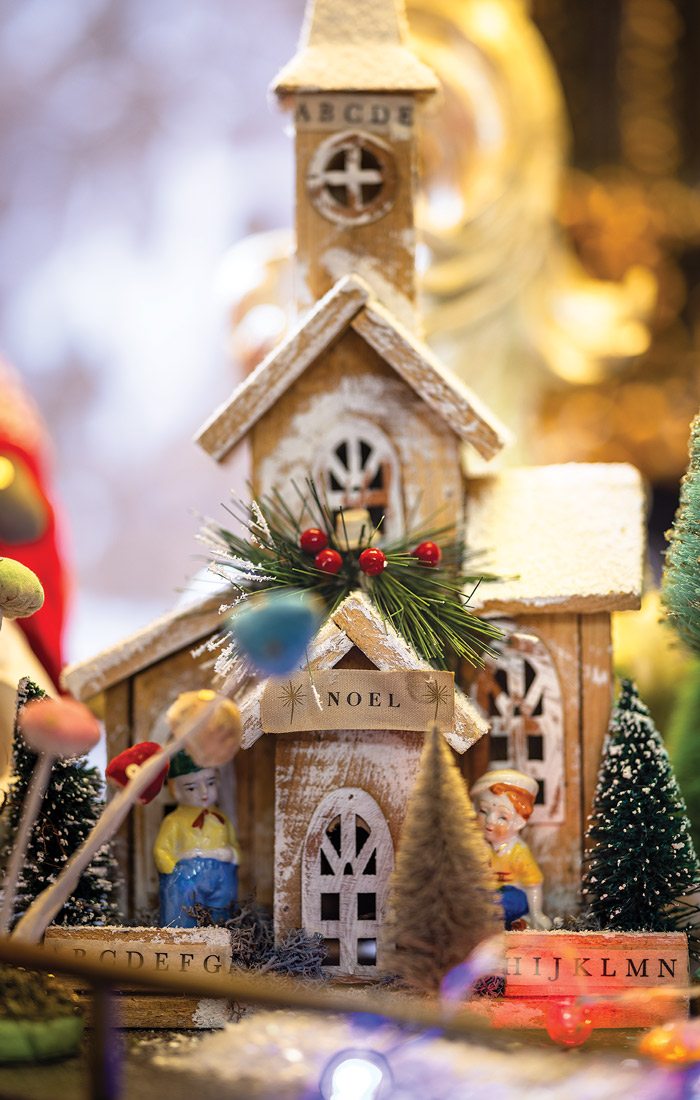 Small model of festive church
