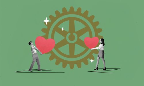 Rotary club illustration