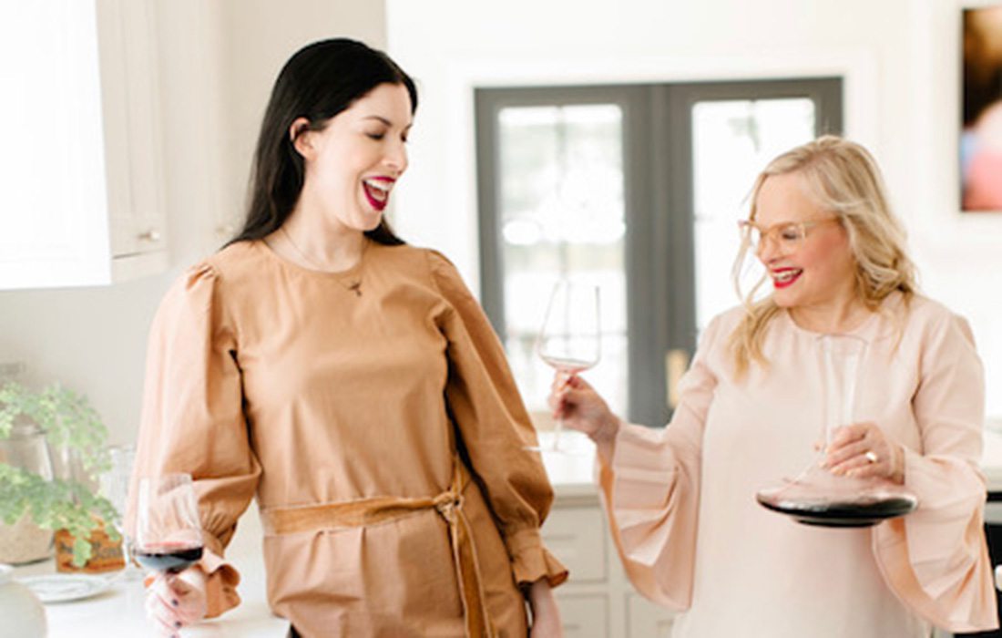 Courtney Dunlop and Elle Feldman of Good Skin Day and Good Clean Wine