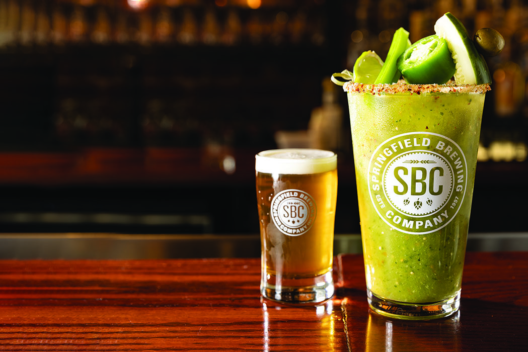 Springfield Brewing Company's Green Bloody Mary.