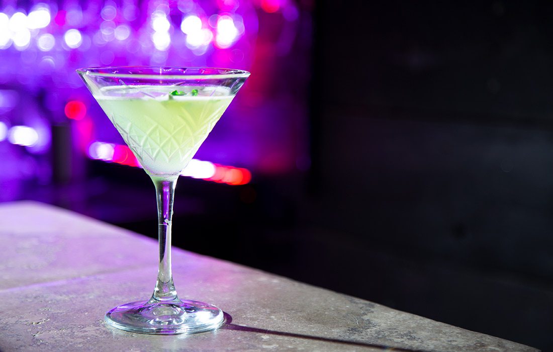 Green is the New Black cocktail