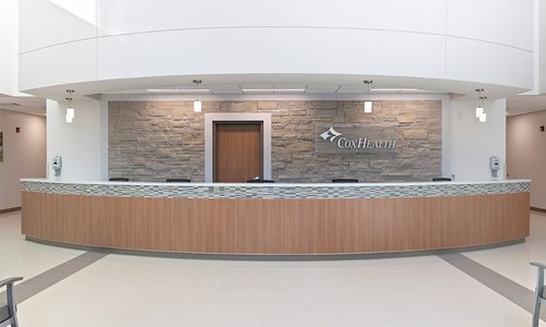 Grooms worked with CoxHealth to provide chairs for their new super clinic.