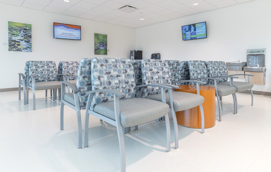 New waiting room at CoxHealth clinic