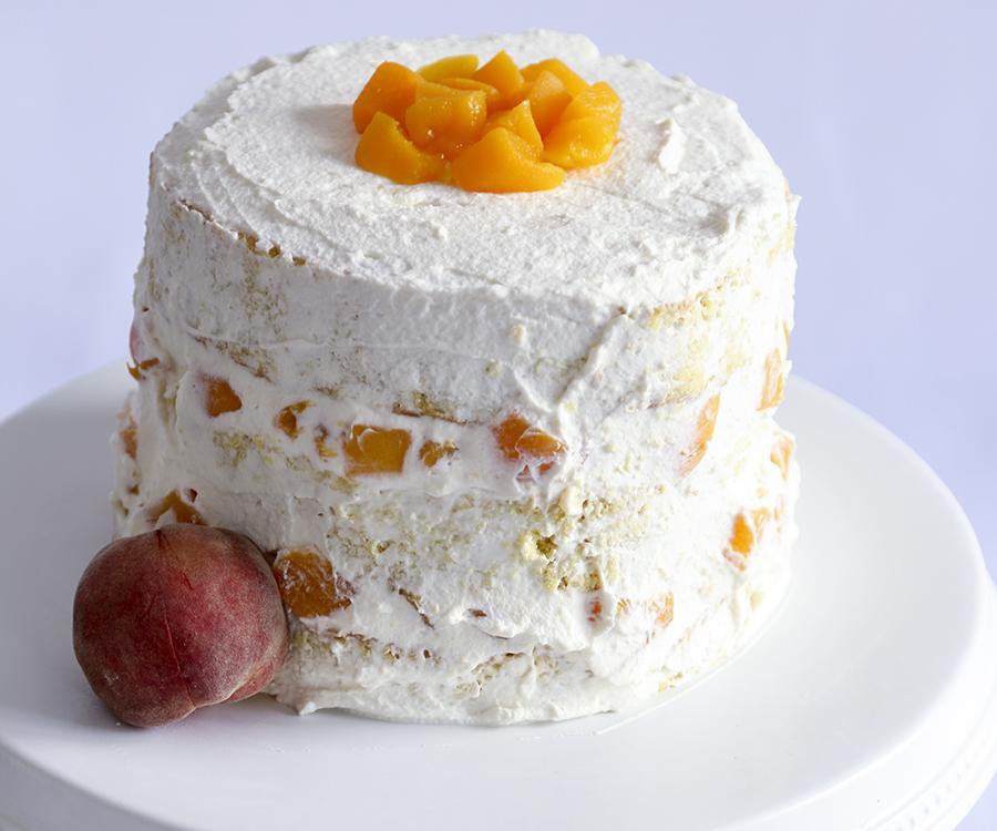 Peaches And Cream Cake
