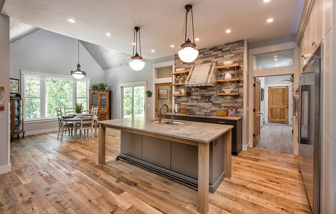 Kitchen of a modern farmhouse in southwest Missouri