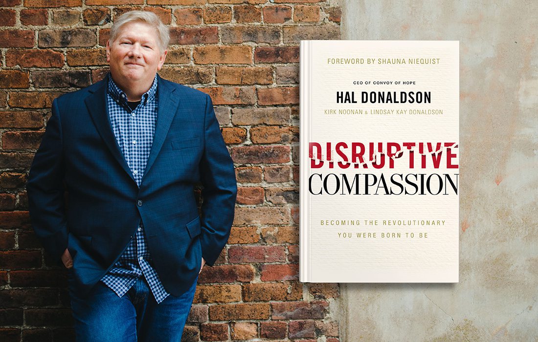 Hal Donaldson of Convoy of Hope with his book Disruptive Compassion