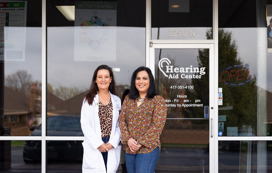 Dr. Tina Mottl & Cindy Myers of the Springfield Hearing Center in Springfield MO