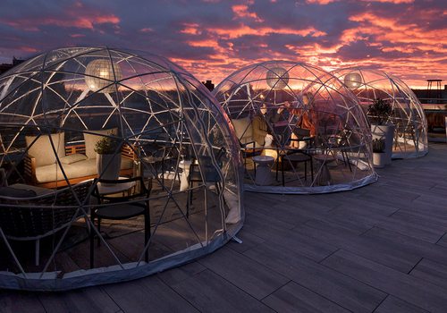 Heated Igloos at Vantage