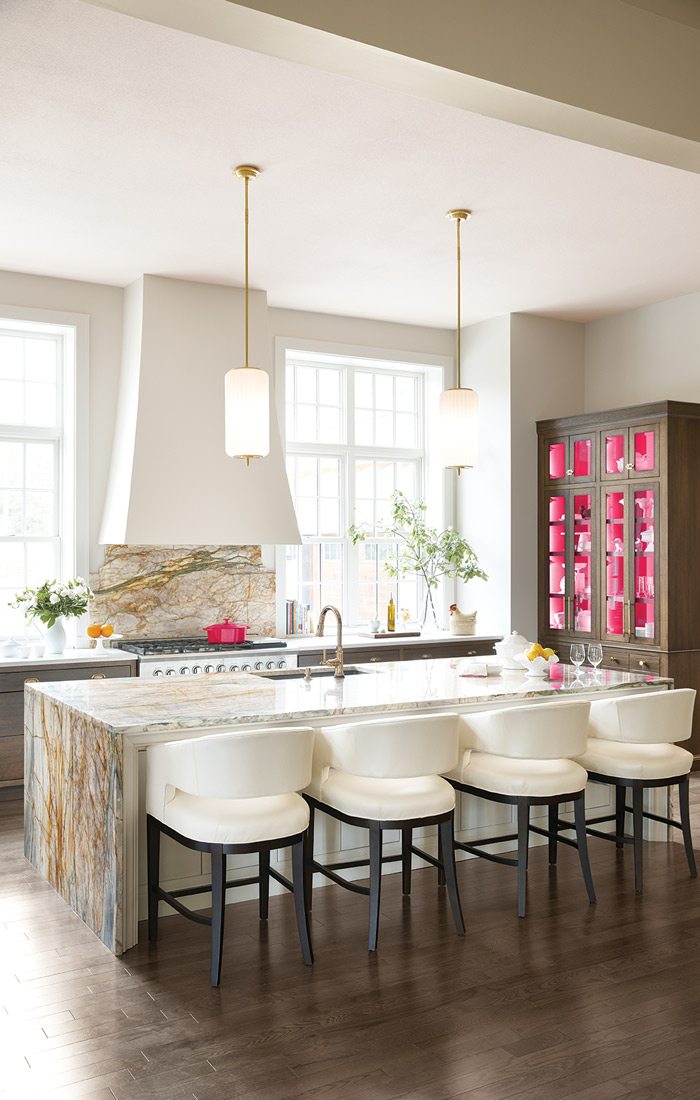 Dining room in Hendrix home