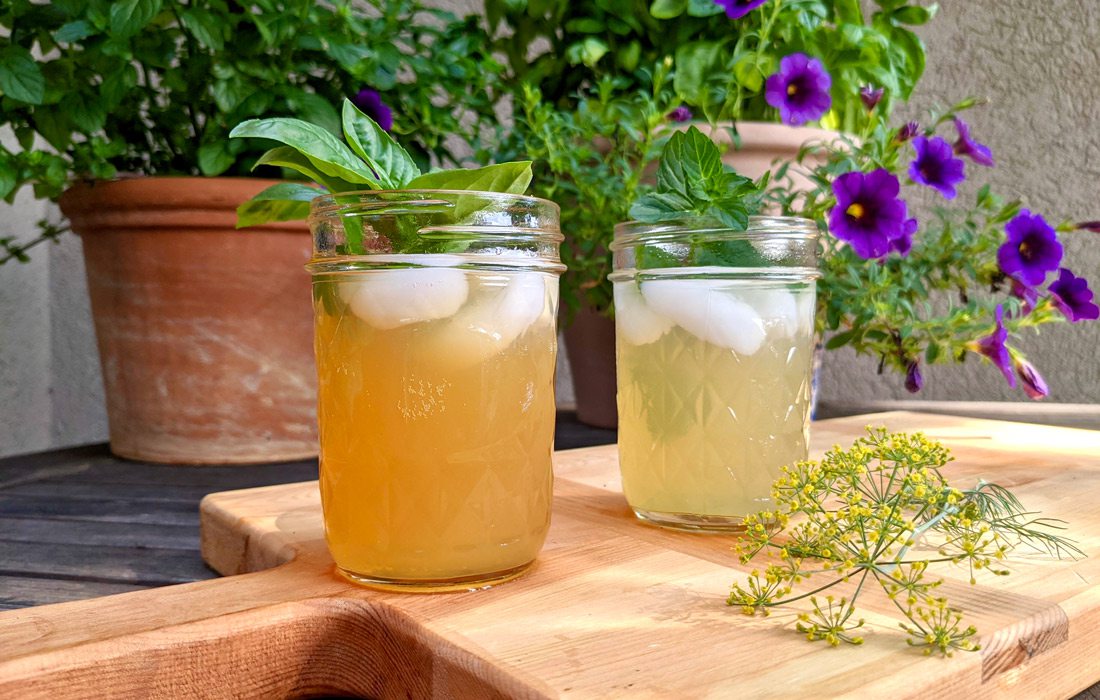 Herb cocktails from Jesse Stone