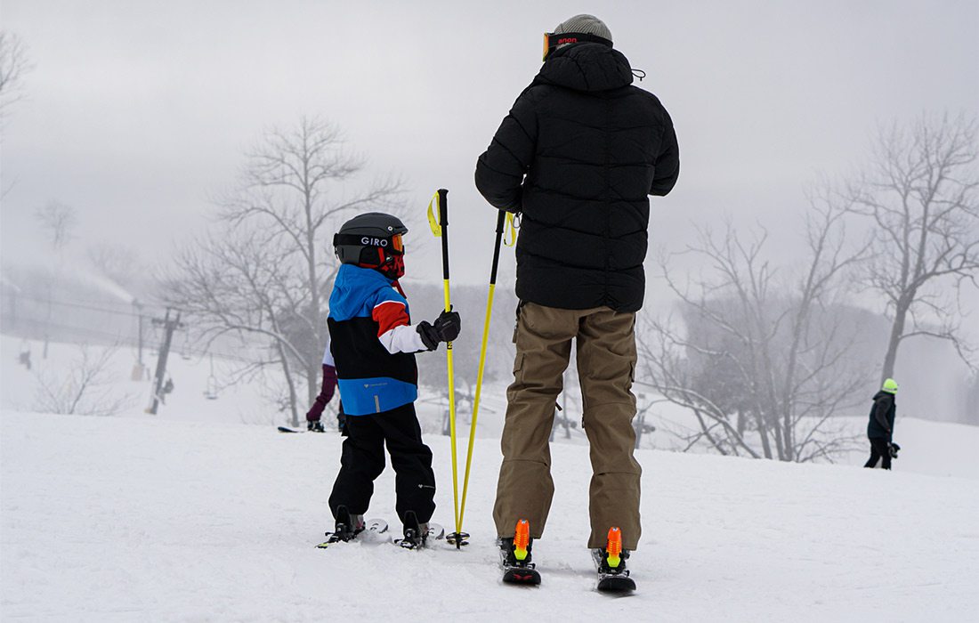 Skiing at Hidden Valley in St. Louis, Missouri