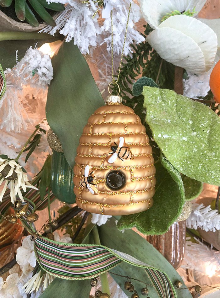 Beehive Christmas tree decoration from Ms. Gilmore’s Vintage Suitcase Emporium