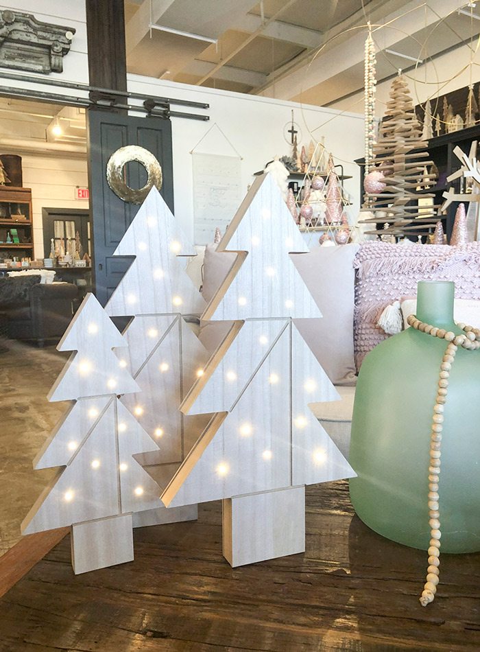 Scandinavian-inspired Christmas decor at Harrison House Market