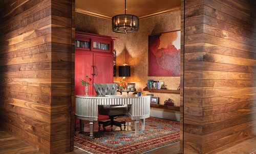 Interior of lake home in The Pointe.