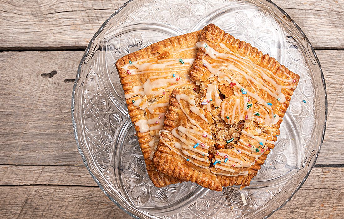 Homemade pop tart from Tea Bar & Bites in Springfield MO