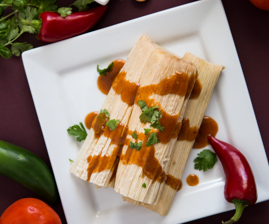 The Red Tamale tamales come in sweet and savory varieties.