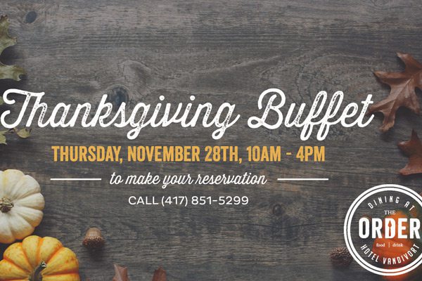 Thanksgiving header for Hotel Vandivort