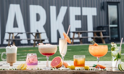 Summer drink from Wisner Bar.