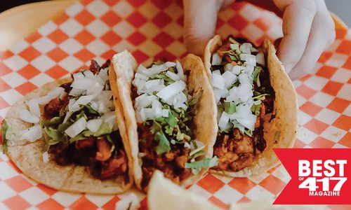 Tacos from I Love Tacos Taqueria.