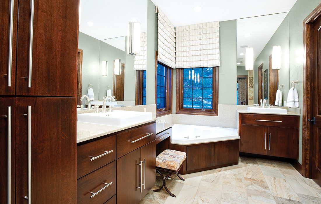 Spa like bathroom design by Andrea Deckard Springfield MO