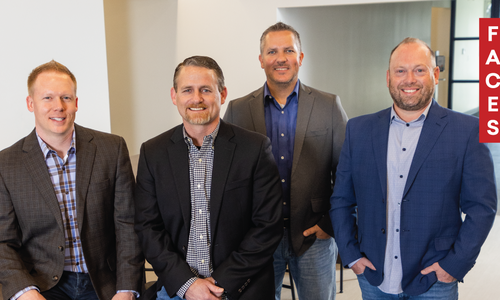 Chris Huels, President | Thomas Douglas, CEO | Brad Prost, Account Executive | Andy Whaley, Chief Growth Officer of JMark Business Solutions in Springfield MO