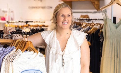 Jenny Baker owns Clothe Boutique