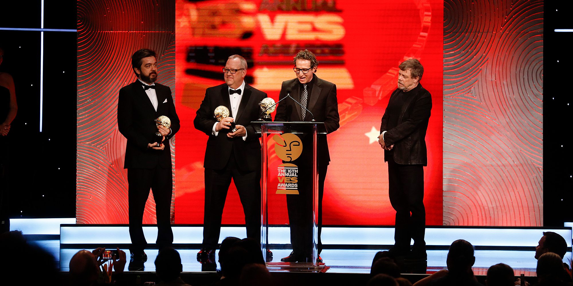 Bauer was recognized at the  Visual Effects Society Awards in 2018 when Mark Hamill (Luke Skywalker) was the presenter.