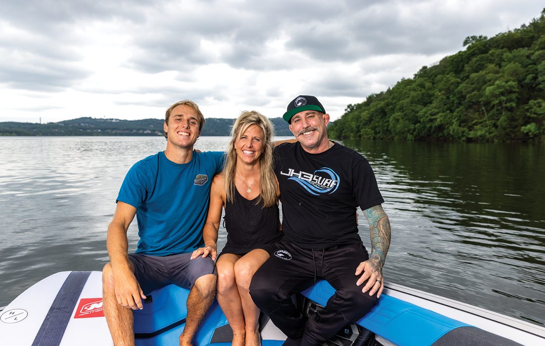 Joey Harris and family