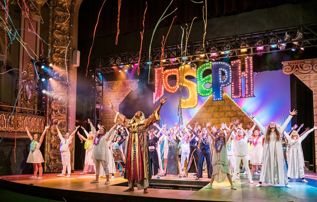 Joseph stage show at Springfield Little Theatre in Springfield, Missouri