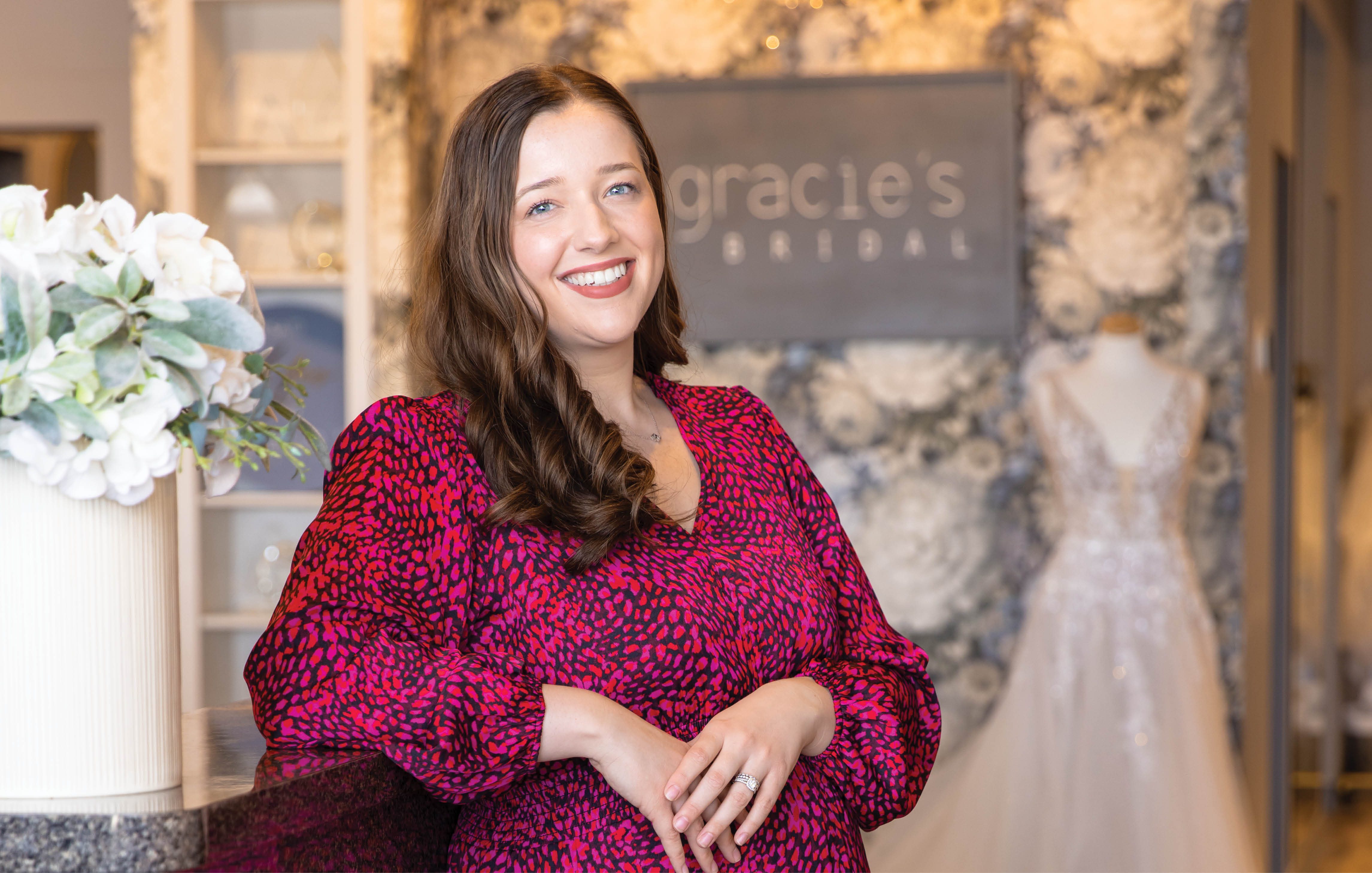 Kamryn Hesington owns Gracie's Bridal