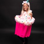 Slider Thumbnail: Katie Wilson dressed as cupcake Halloween 2019