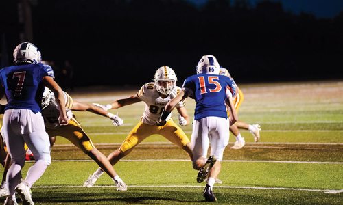 High school football game