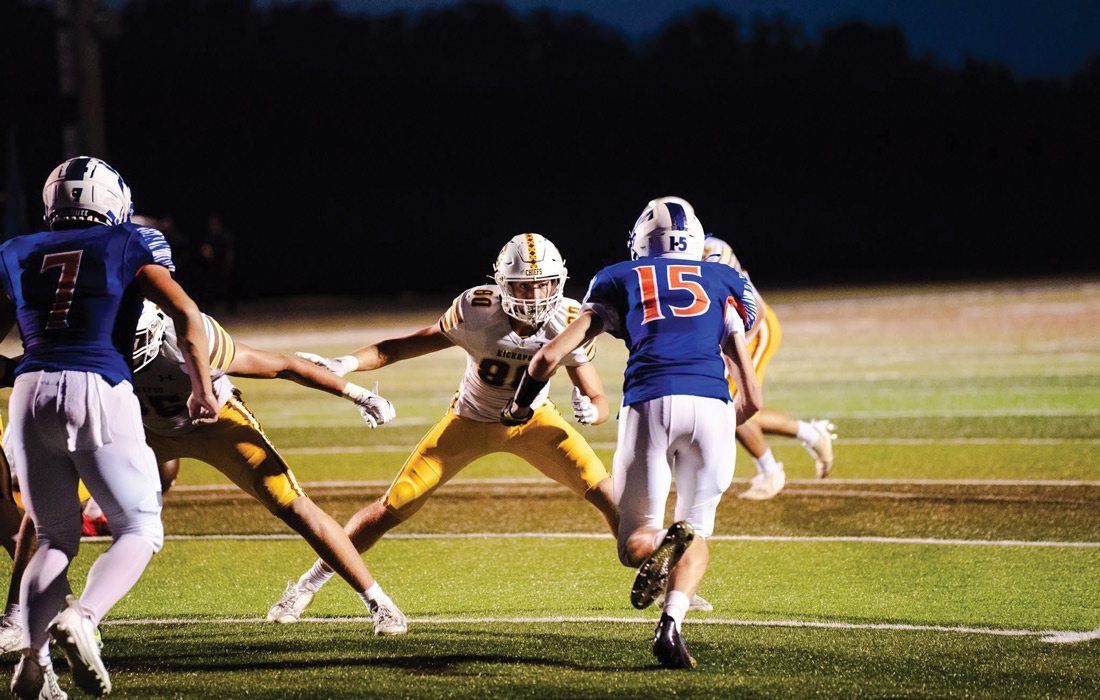 High school football game