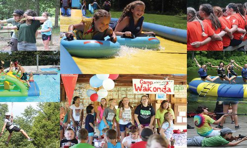 Kids at YMCA Camp Wakonda in Missouri