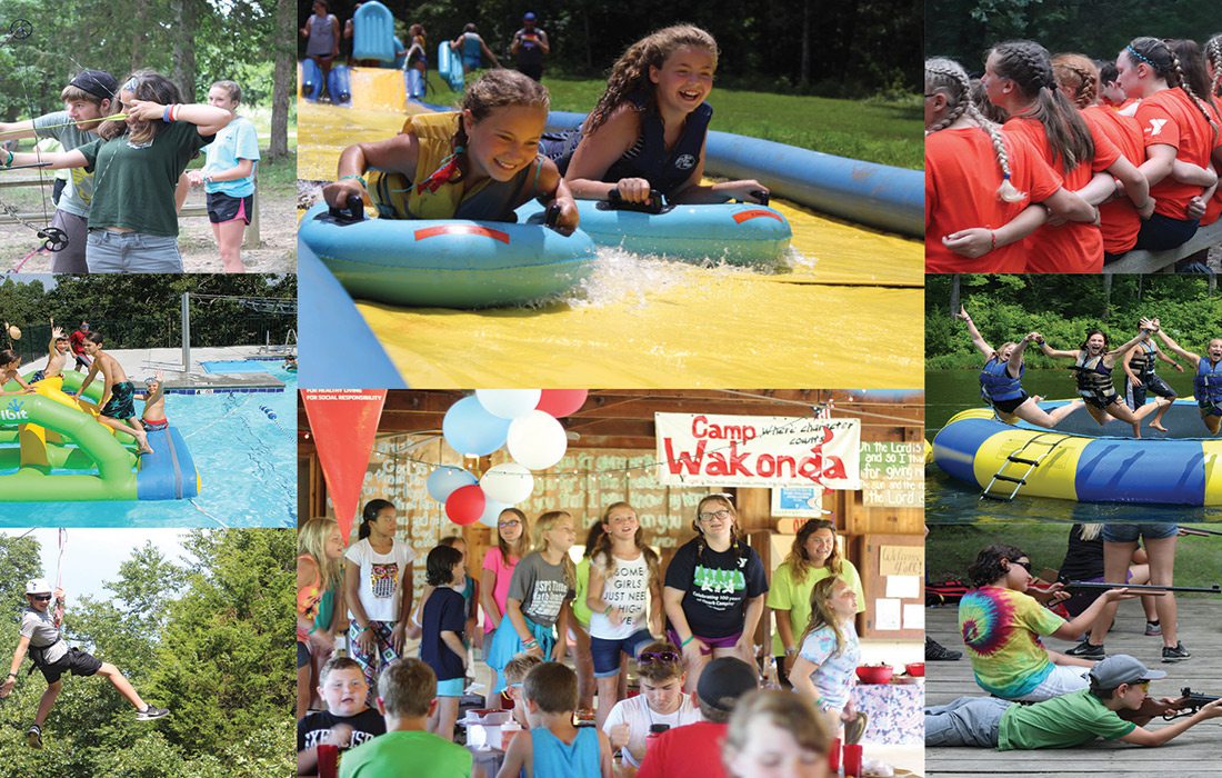 Kids at YMCA Camp Wakonda in Missouri