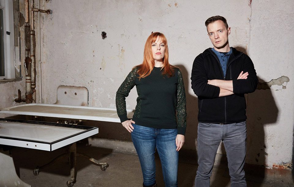 Amy Bruni and Adam Berry, stars and executive producers of Kindred Spirits on the Travel Channel