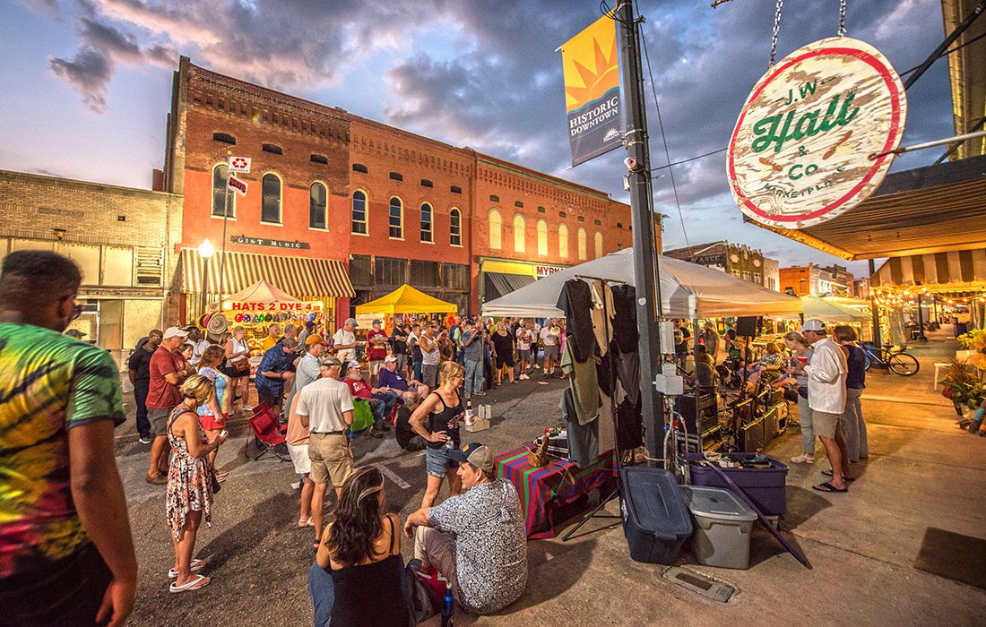 King Biscuit Blues Festival in Helena, Arksanas