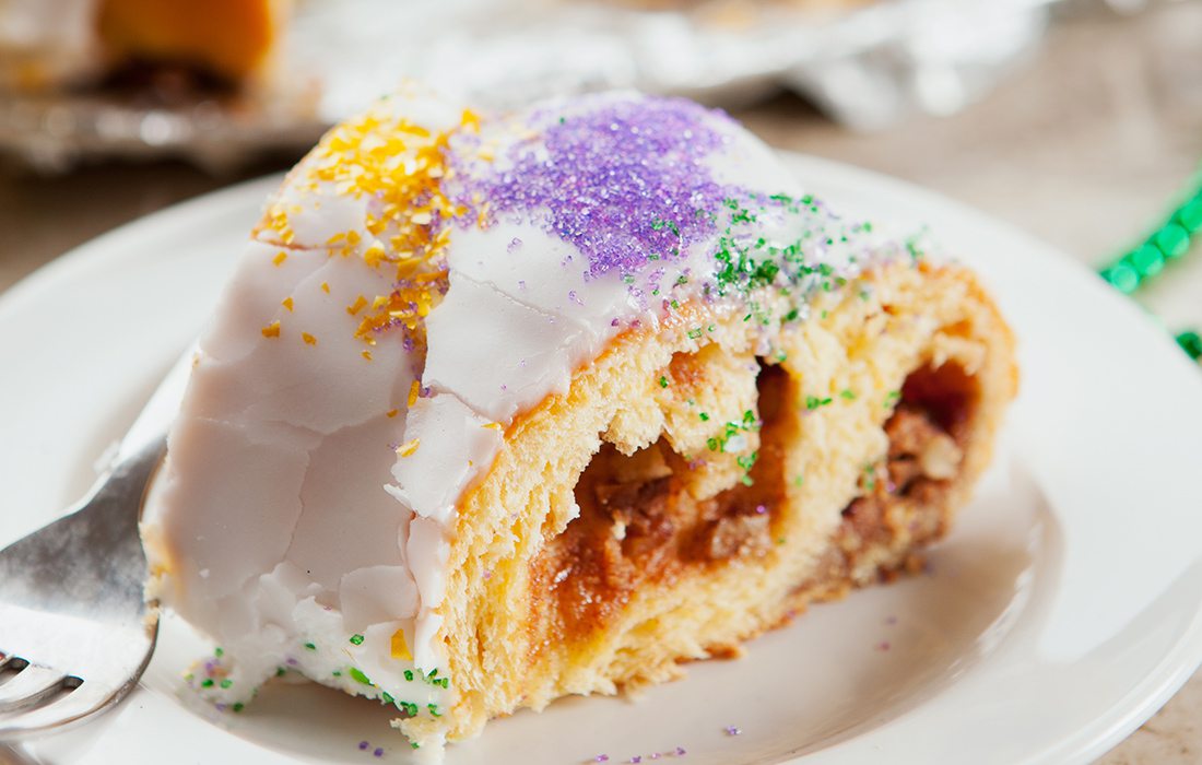 A piece of King's Cake