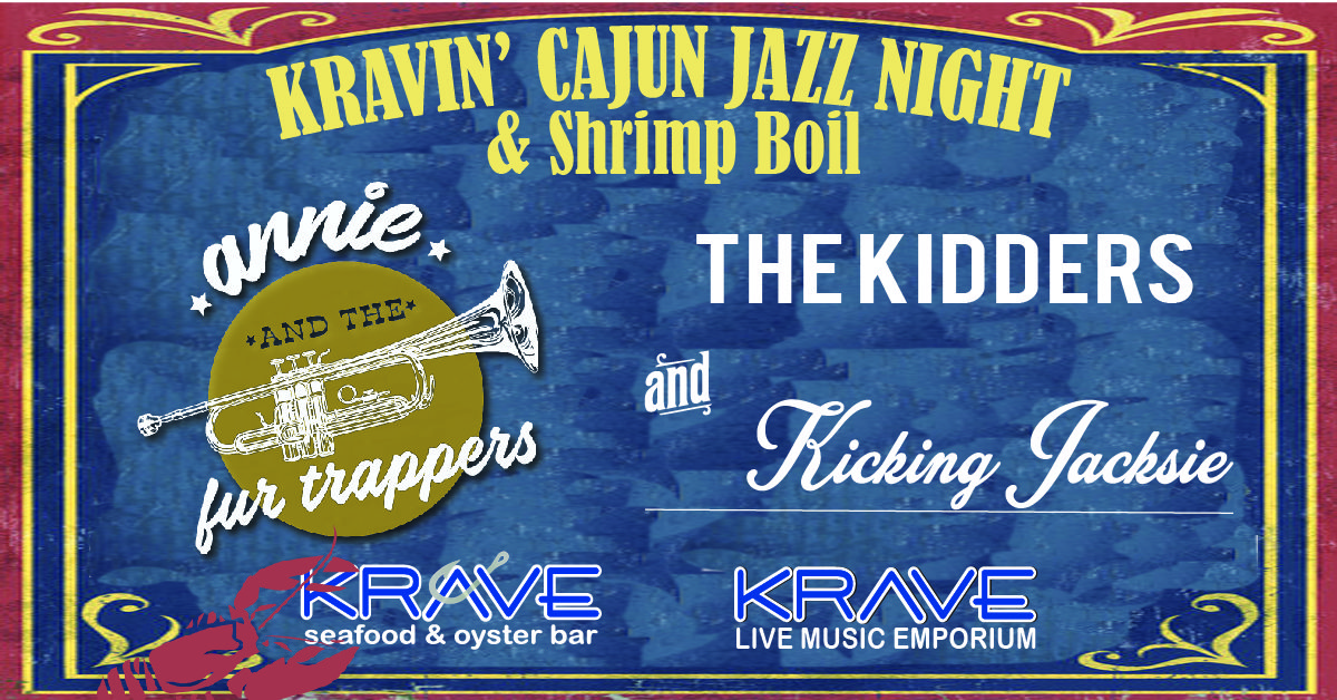 Kravin' Cajun Jazz & Shrimp Boil at Krave in Springfield, MO