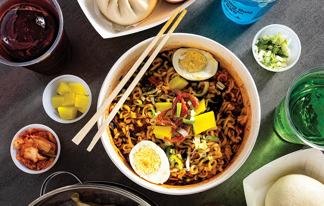 Noodles from Kuick Noodles in Springfield, MO.