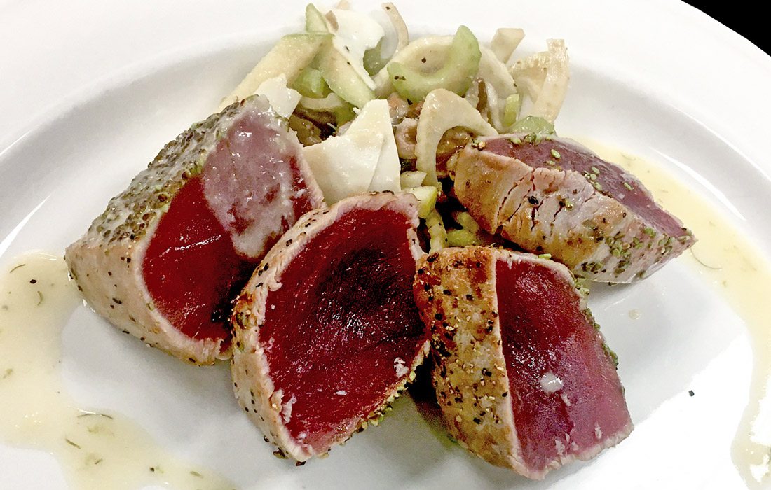 Grilled Ahi Tuna at Level 2 Steakhouse