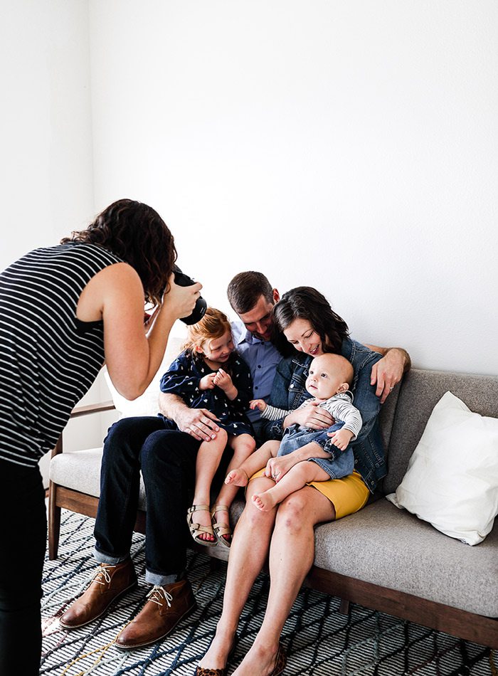 Family photo session at Lightbox.